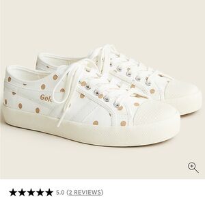 Gola® Coaster low-top sneakers in polka dot for J Crew NIB